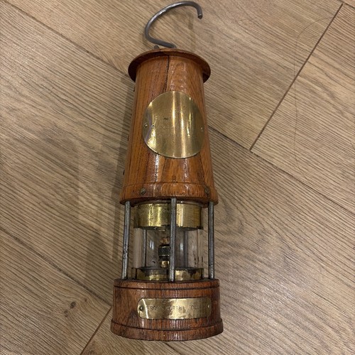 Miners safety lamp varnished - miners,