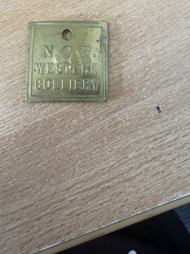 Lamp check western colliery - check,